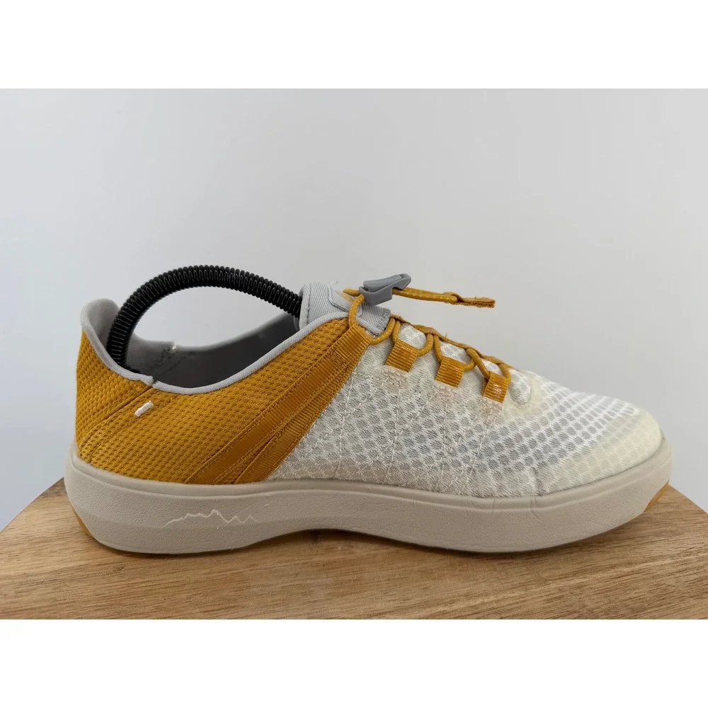 Stio Colter Low Women's Mustard Yellow White Mesh Bungee Sneakers Size‎ 8.5